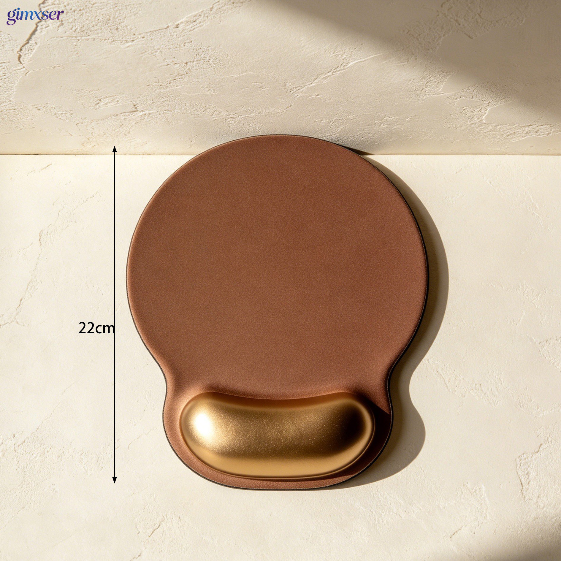 Thickened mouse pad with reinforced edges