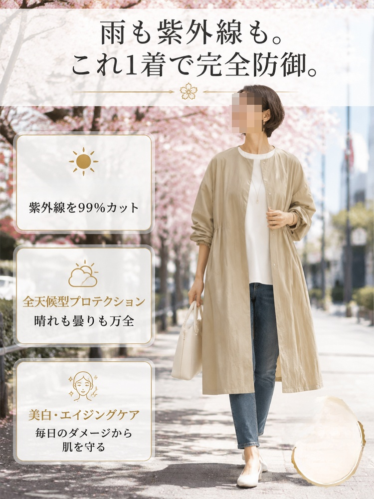 ロングトレンチコート