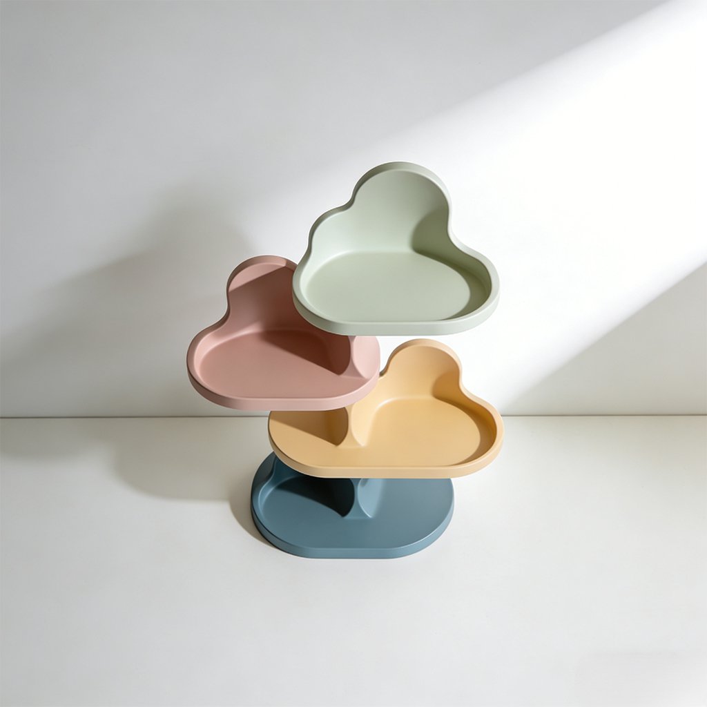 가정용 4단 수납 선반 세트 (2개)