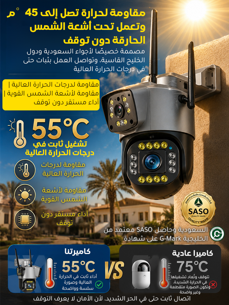 كاميرا مراقبة لاسلكية مع تطبيق هاتف