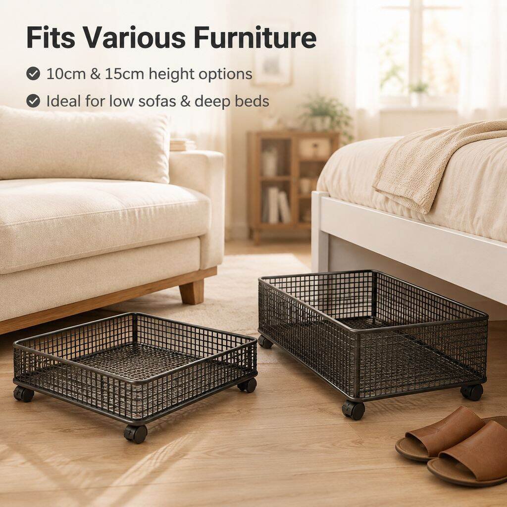 Wheeled Under-Bed Storage Box