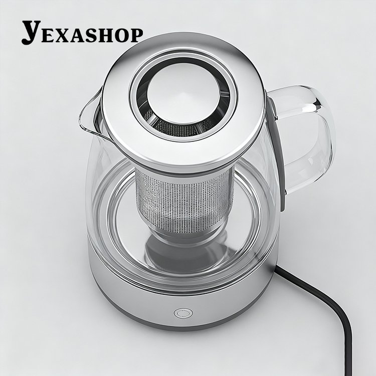 세련된 디자인의 찻주전자