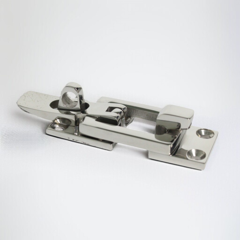 船用特殊ステンレススチールキャビンドアプルバックル 耐腐食性金属ドア固定バックル ヨットのハッチロック用プルバックル