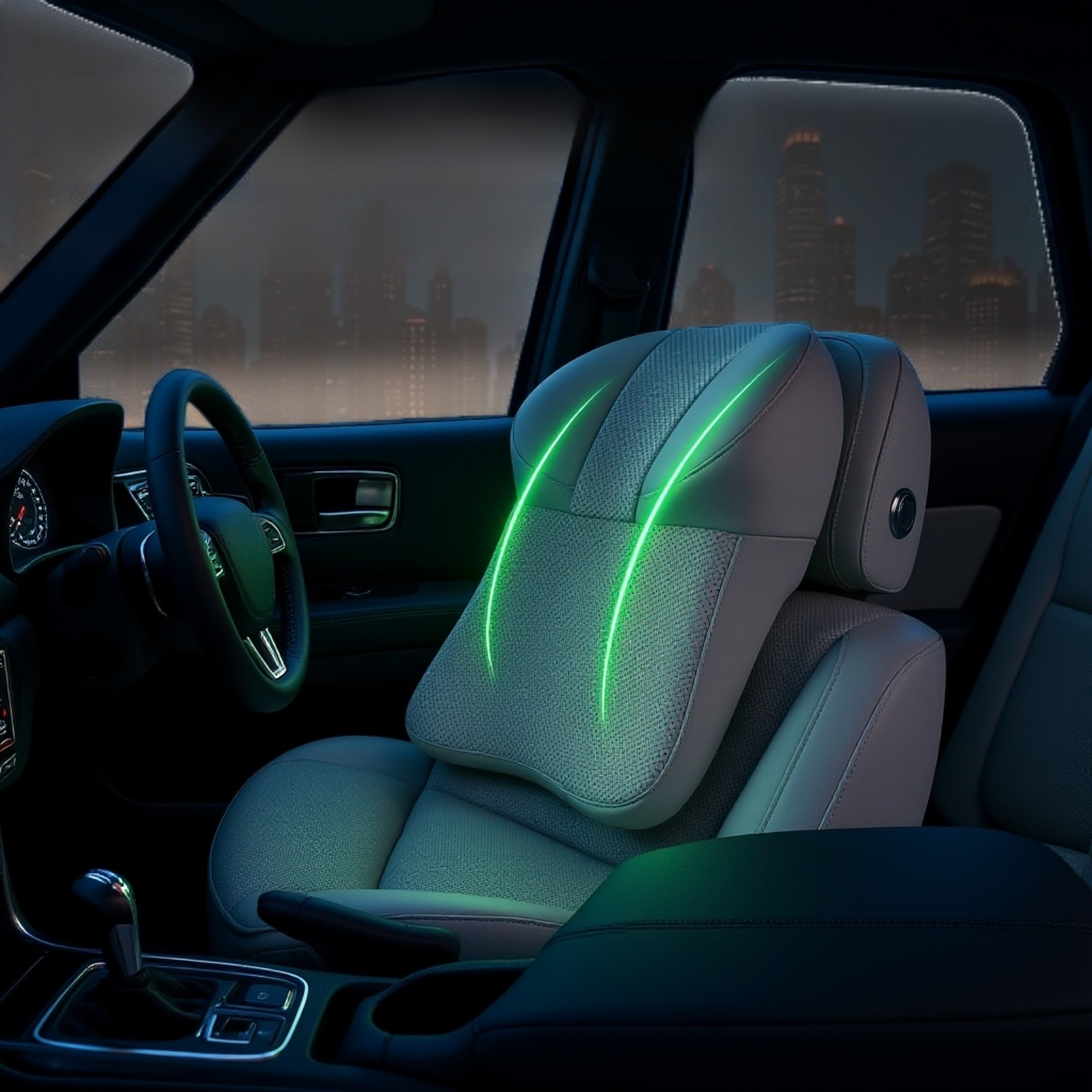 Car headrest memory foam