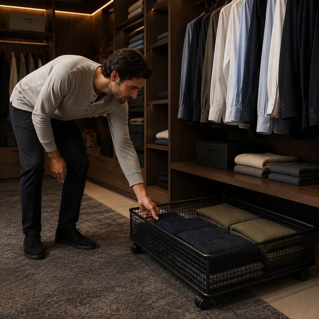 Wheeled Under-Bed Storage Box