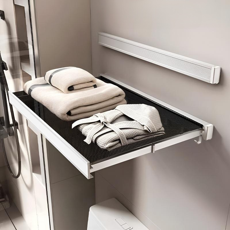 Toallero de baño oculto sin taladro