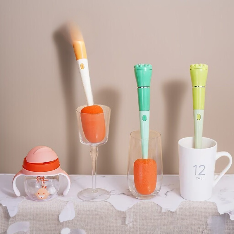 가정용컵솔 다용도 긴 손잡이 세척솔 유리컵 틈새솔 텀블러 사각 세척 트리플 브러쉬