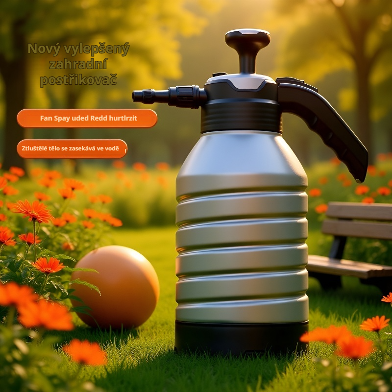 Detailní pohled na trysku rozprašovače pro rovnoměrné zavlažování