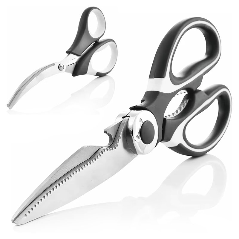 สแตนเลสยูทิลิตี้กรรไกรสำหรับทำอาหาร