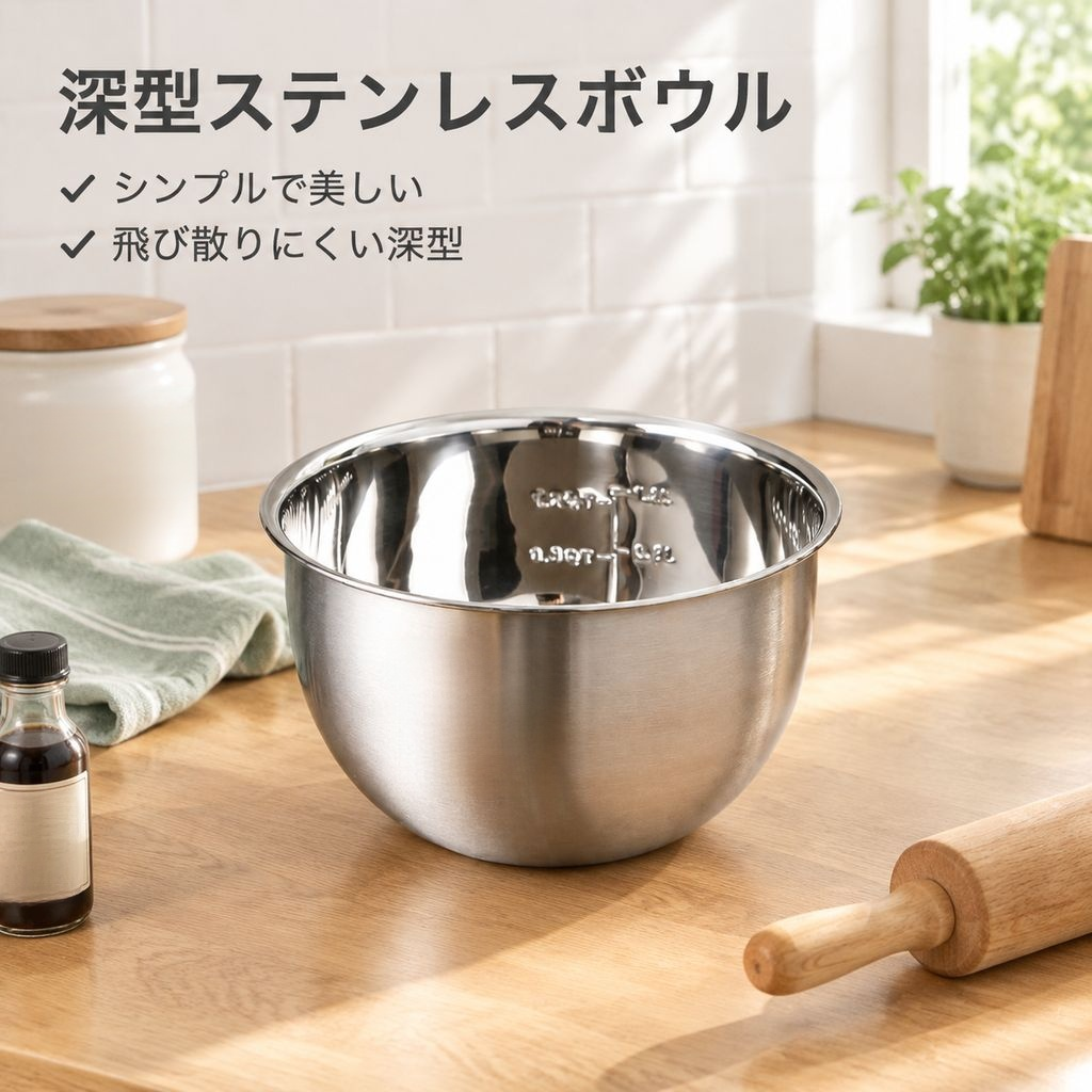 多機能ステンレスボウル