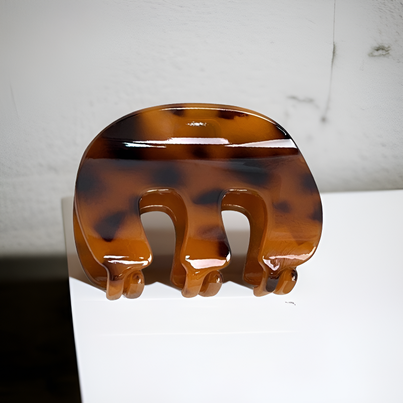 Women's Versatile Shark Hair Clip, Medium M-Shaped Pumpkin Claw