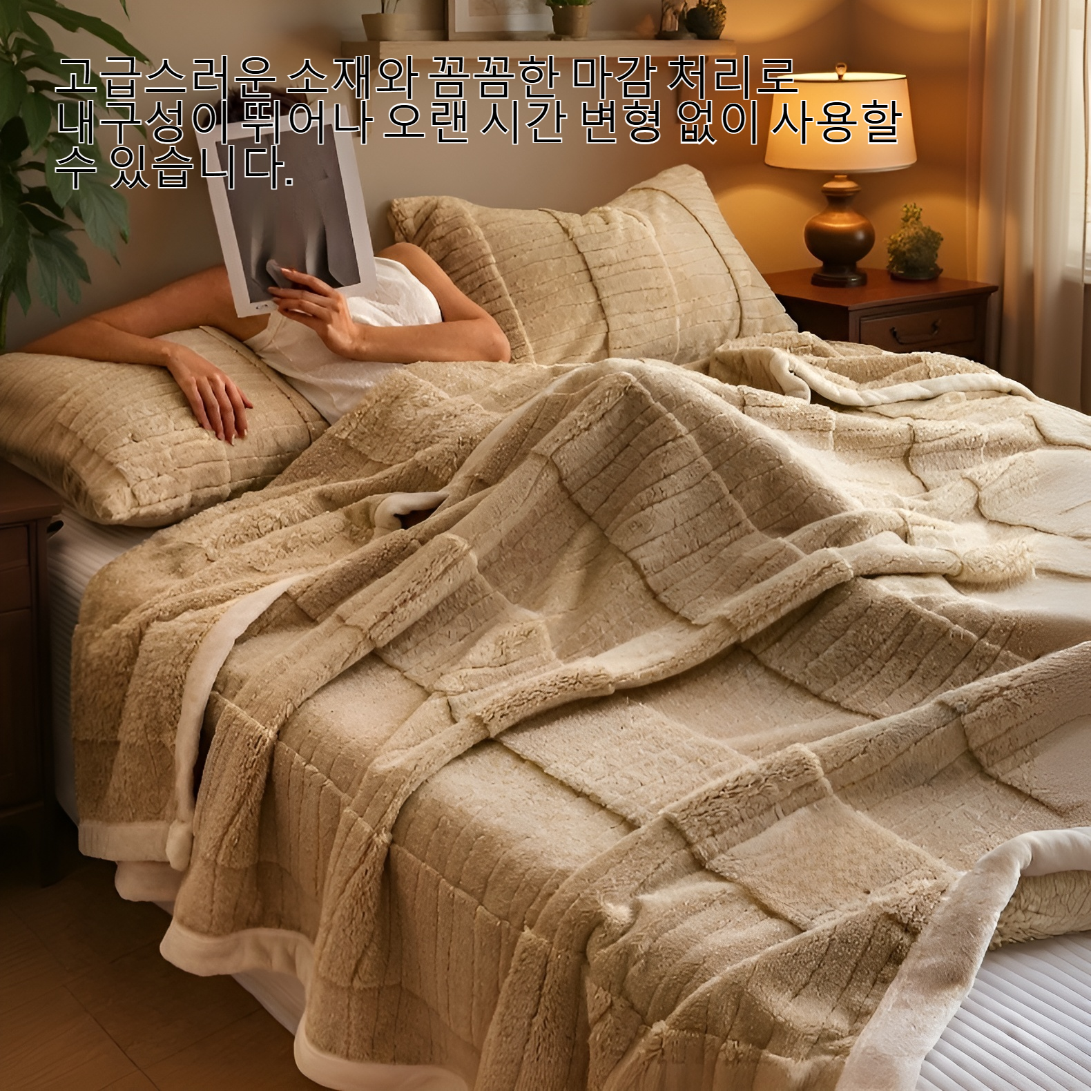 모자급 두꺼운 양면 융단