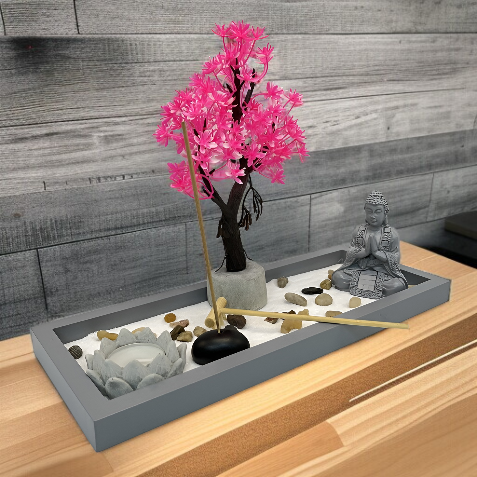 オフィスのアクセントになる砂皿