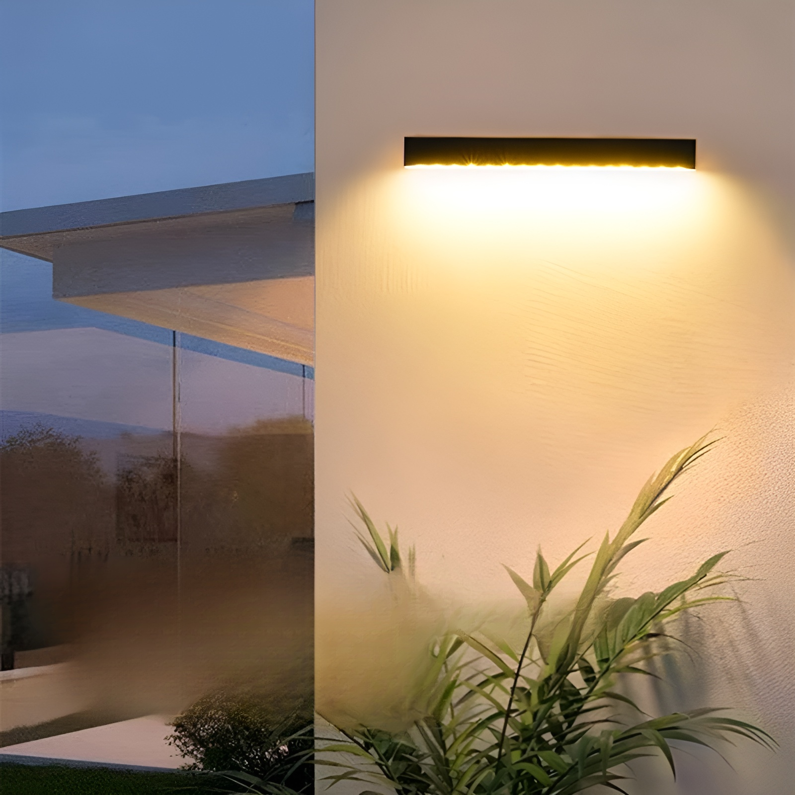  Luz de pared solar para exteriores 