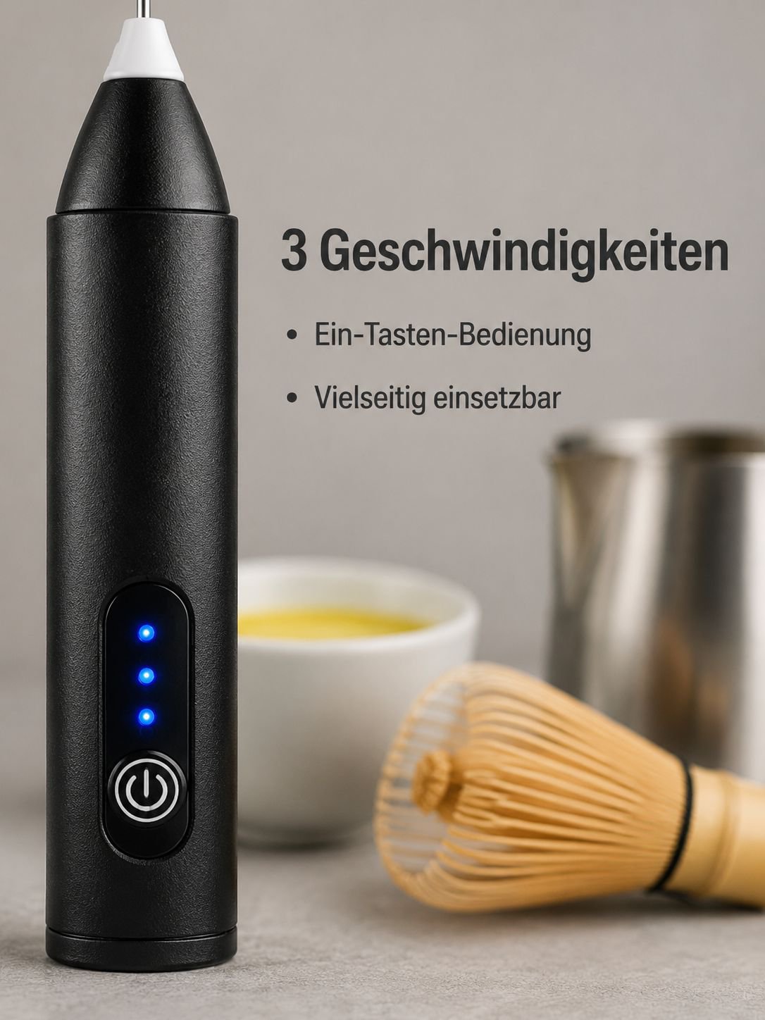 Kabelloser elektrischer Hand-Milchaufschäumer