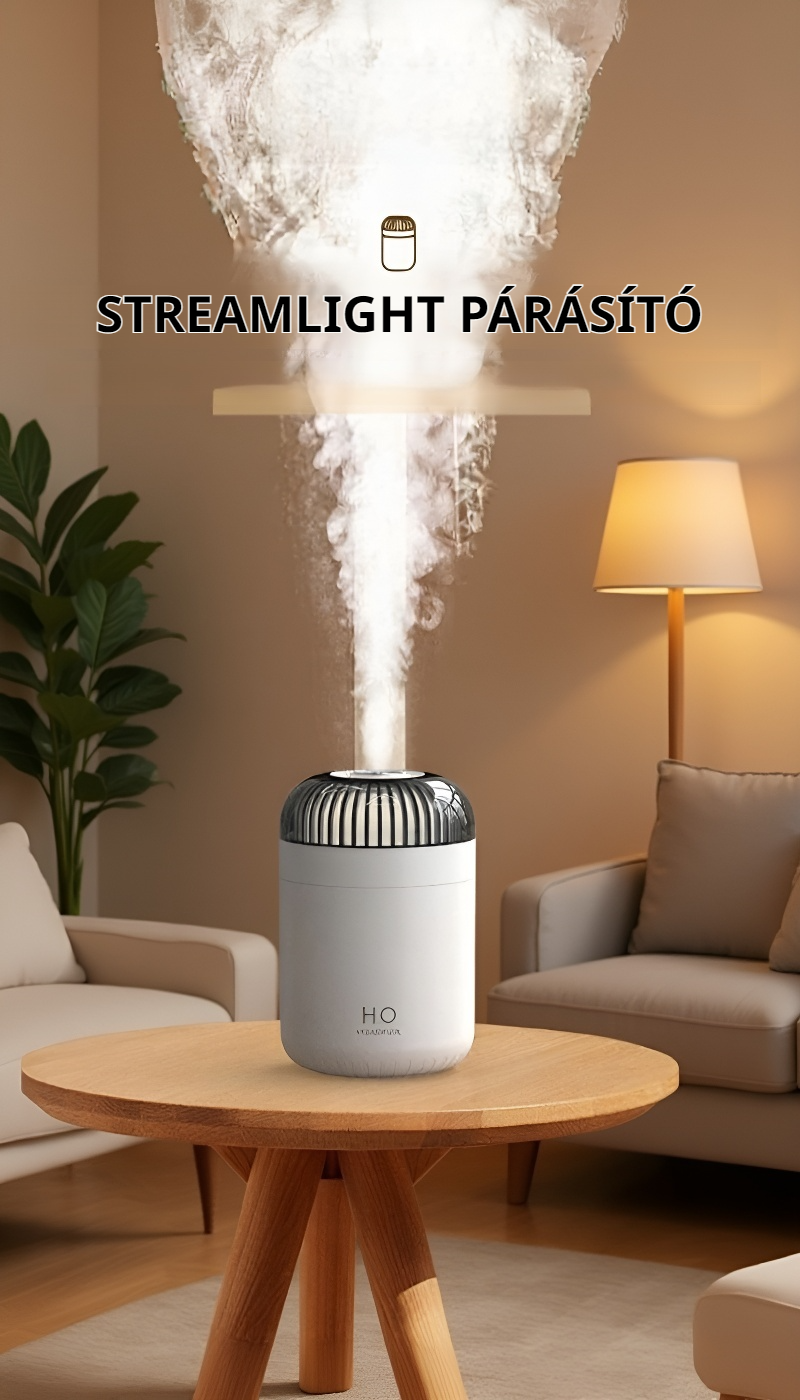 Modern dizájnú nano párásító otthonra