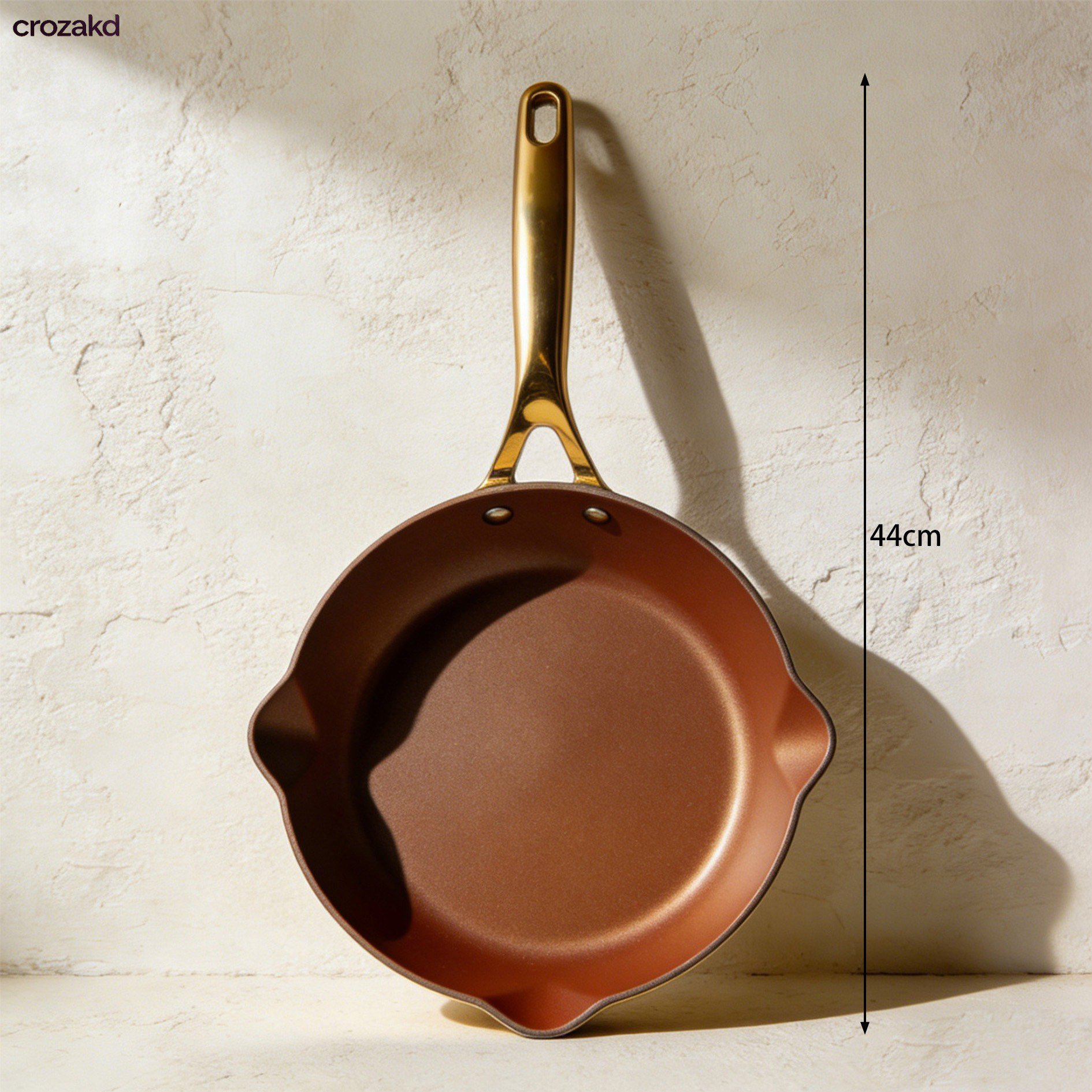 Pfanne mit ergonomischem Griff