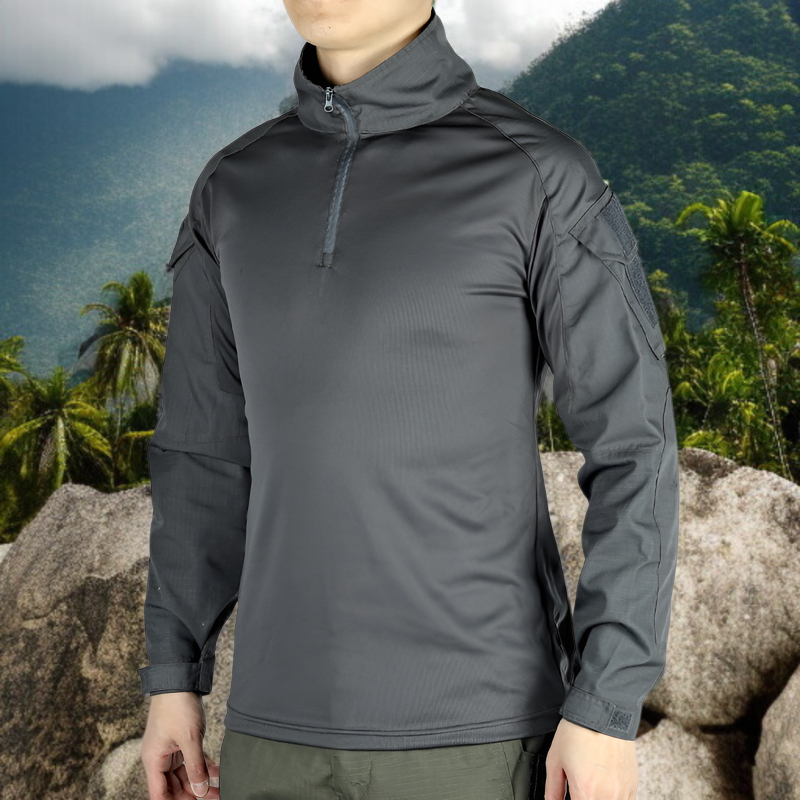 フロッグスーツ タクティカル 長袖 メンズ 迷彩 アウトドア トップス 春秋 通気性 フロッグスーツ 長袖 トップス