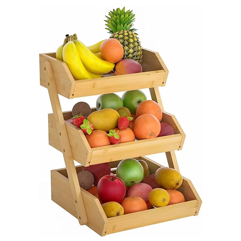 3 ชั้นเก็บของห้องครัวพับได้