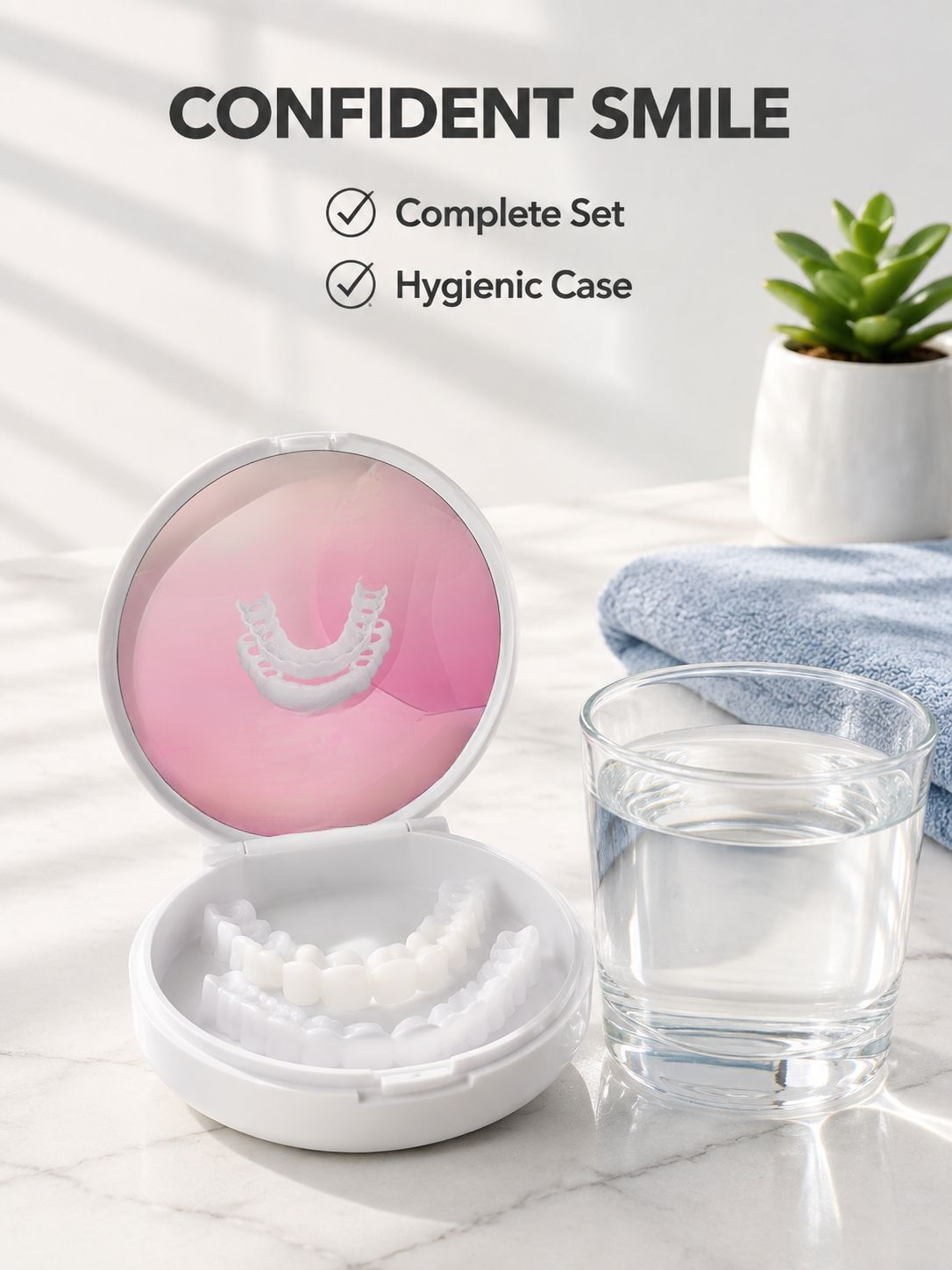 CrazyLife 3rd Gen Silicone Replica White Mouthpiece Color Correction Smile Patch