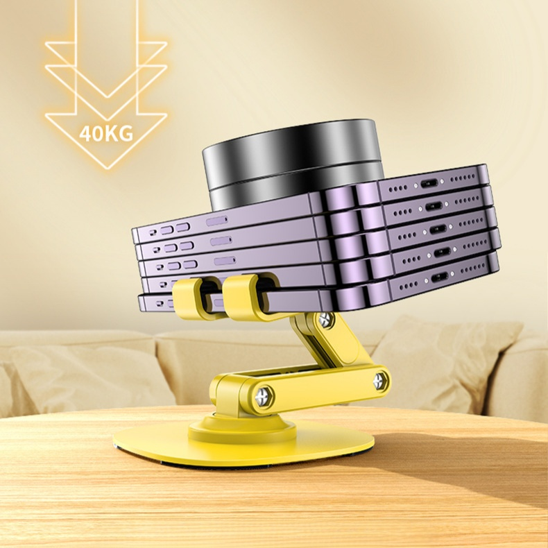 Faltbarer Metall-Tablet-Ständer, drehbarer Handyhalter