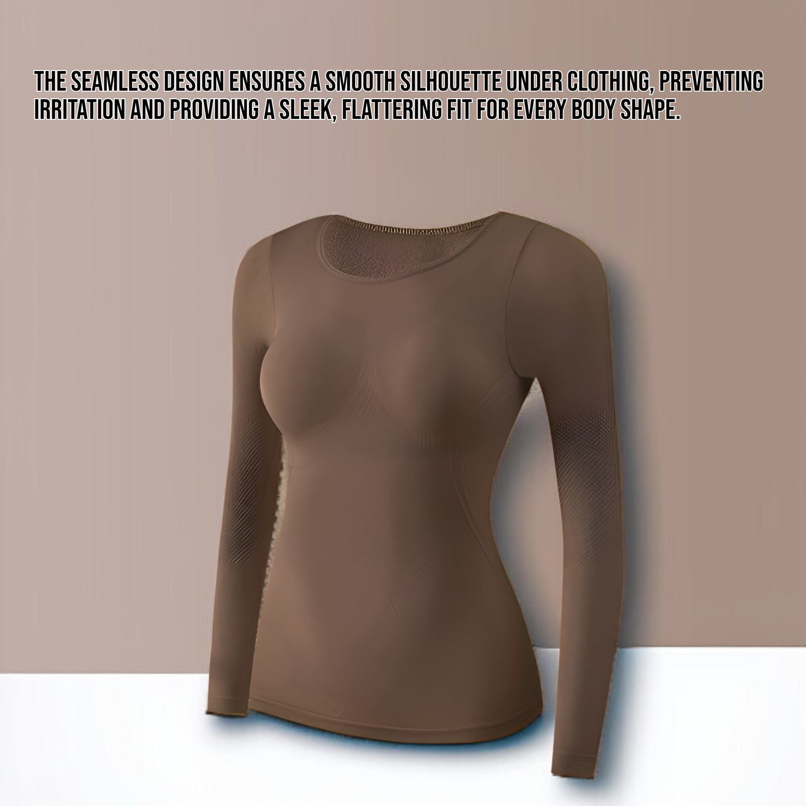 Women's seamless skin friendly thermal underwear set