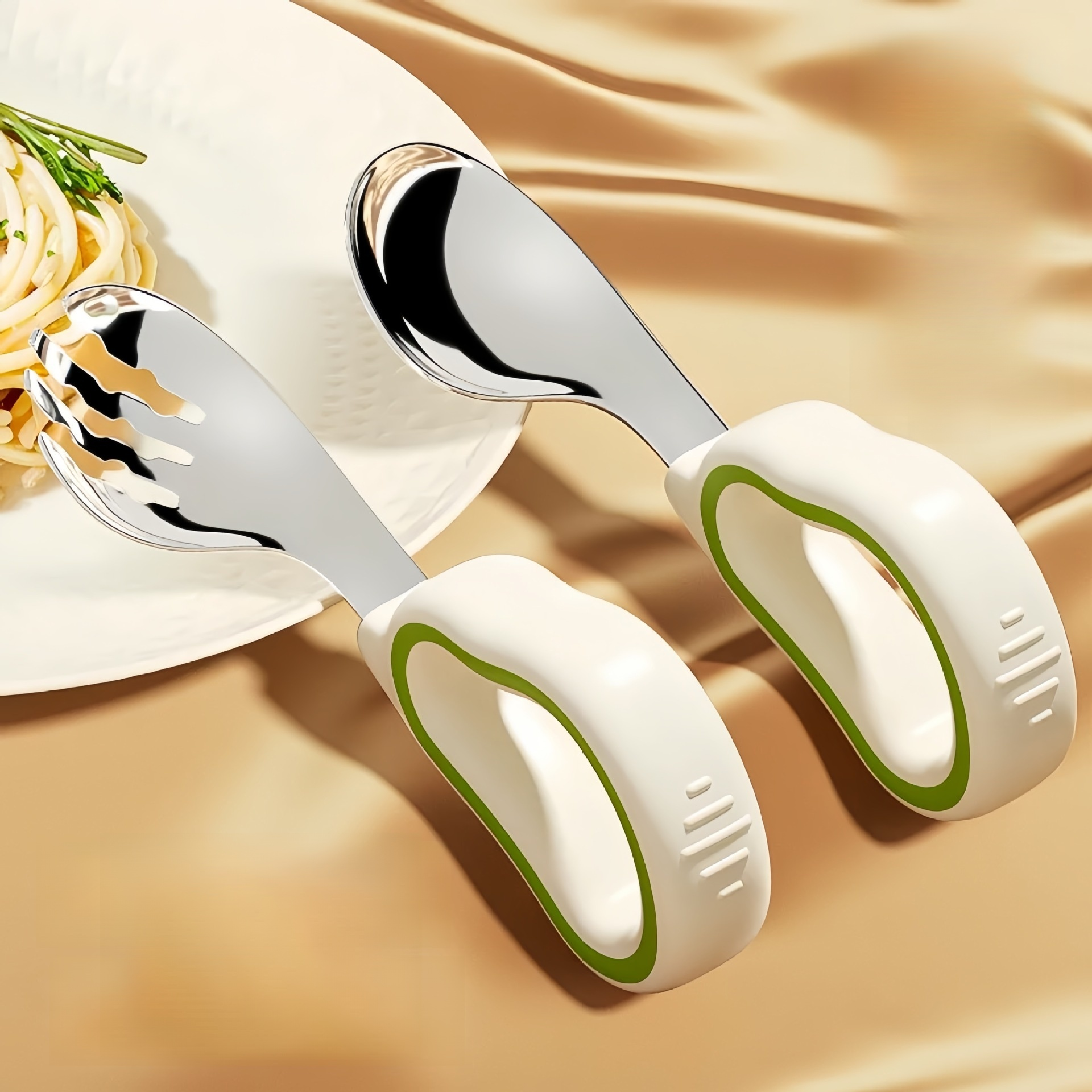 ช้อนงอสแตนเลสสำหรับเด็ก