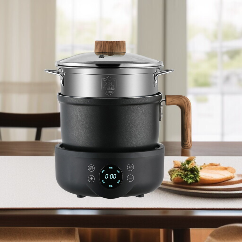 가정용 다용도 전기냄비 분리형 전기냄비 소형냄비 가정용 1인용 전기핫샤브