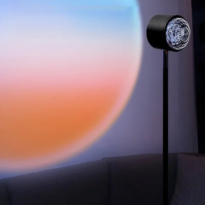 Doble cabeza de onda de agua ambiente romántico lámpara de Mesa