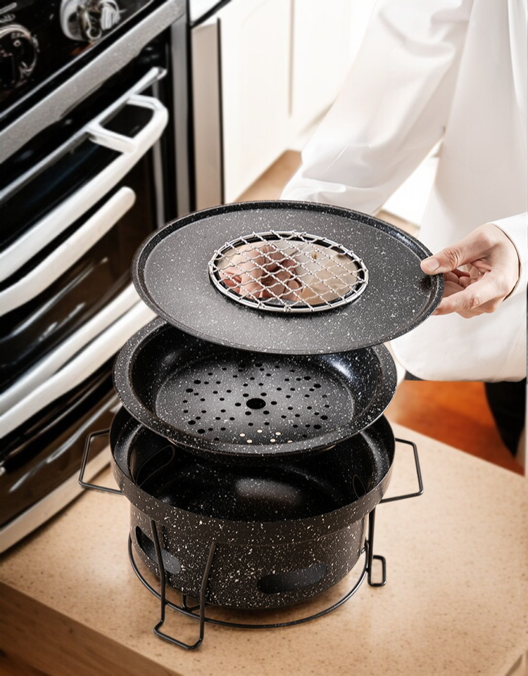 多機能バーベキューグリルの使用例