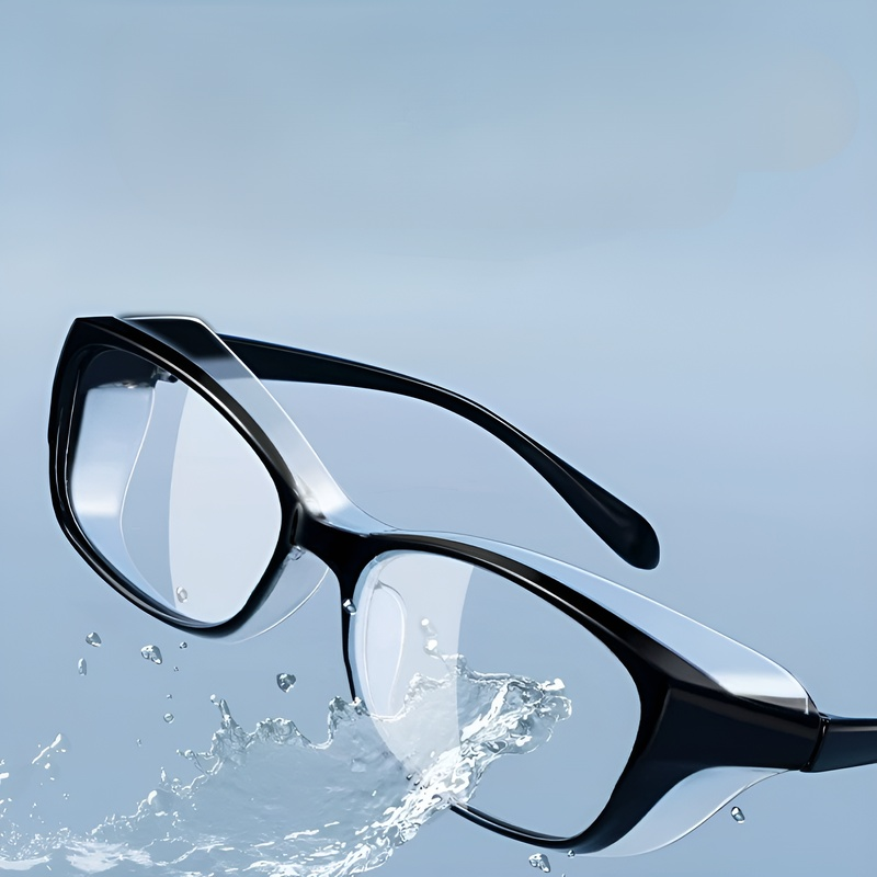 Sportbrille für sicheres Radfahren bei Wind