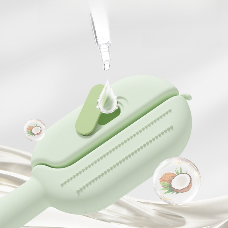 세척 가능한 애완견 털 제거 빗