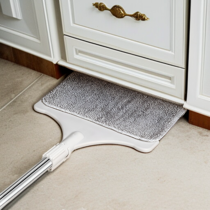 Extendable glass cleaning brush for household windows