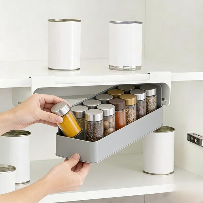 Kitchen Seasoning Storage Shelf