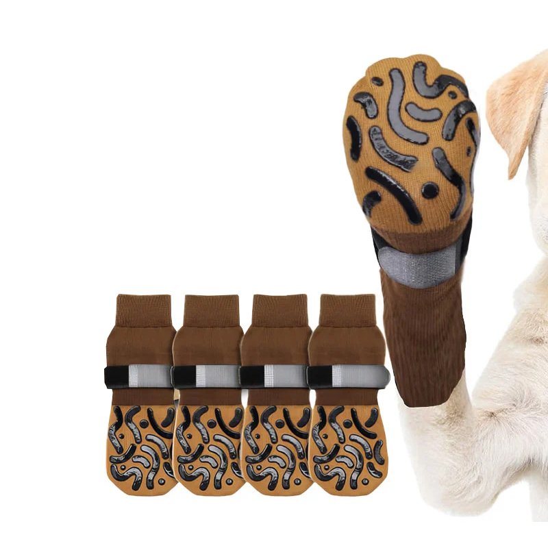 New striped dog pet socks