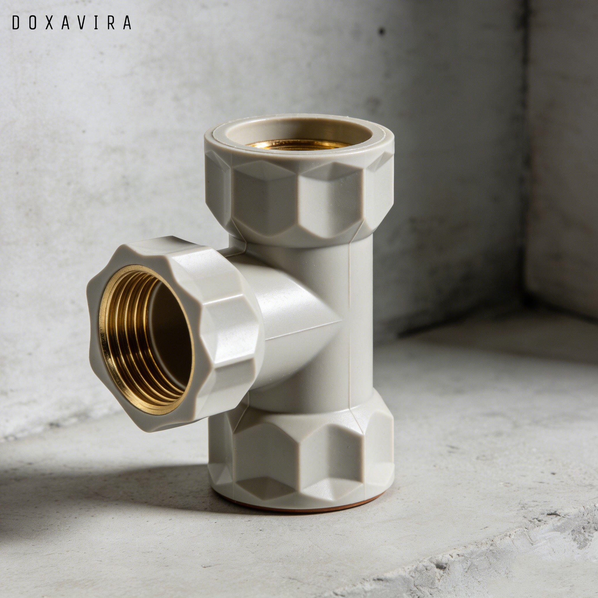 PPR antibakteriální třícestná spojka