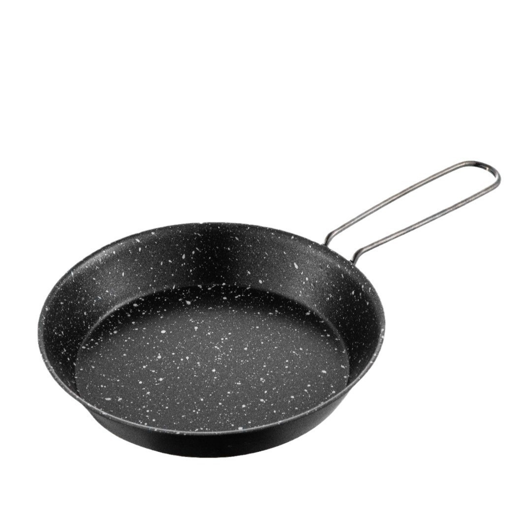 ชุดหม้อกระทะพับได้ สำหรับตั้งแคมป์ น้ำหนักเบา ทนทาน ป้องกันการลวก