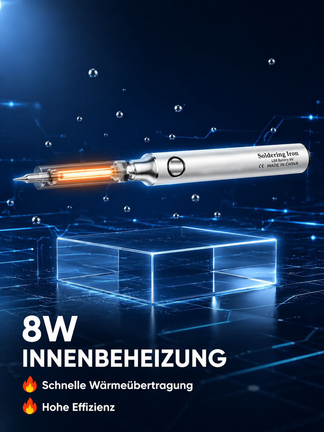 Werkzeugset für präzises Löten unterwegs
