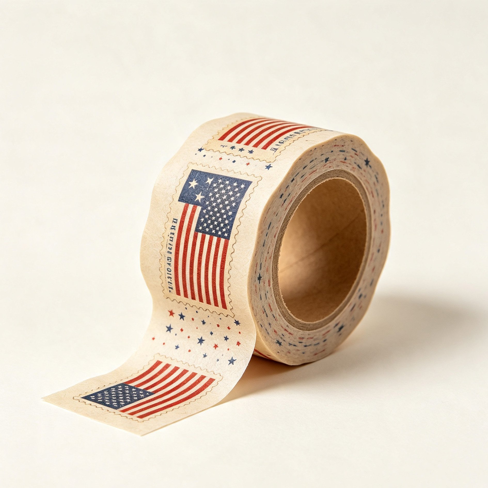 Retro flag and washi tape