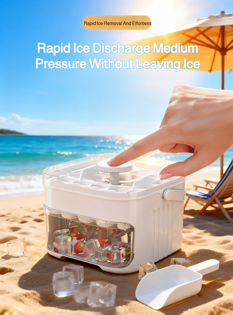 Easy-release ice tray in use for parties and gatherings