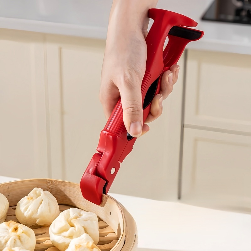 三合一耐熱ボウルクリップ シリコン製キッチン取皿ハンドル