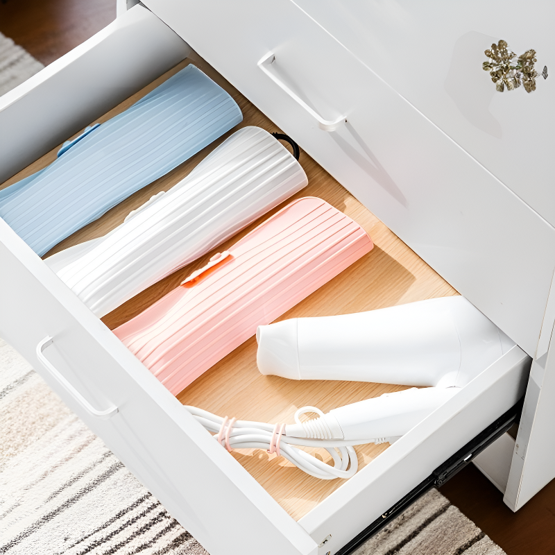 Silicone Hair Iron Storage Bag, Portable Heat Resistant Bag