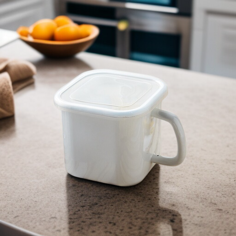 กล่องจัดเก็บในตู้เย็นแบบใสพร้อมฝา