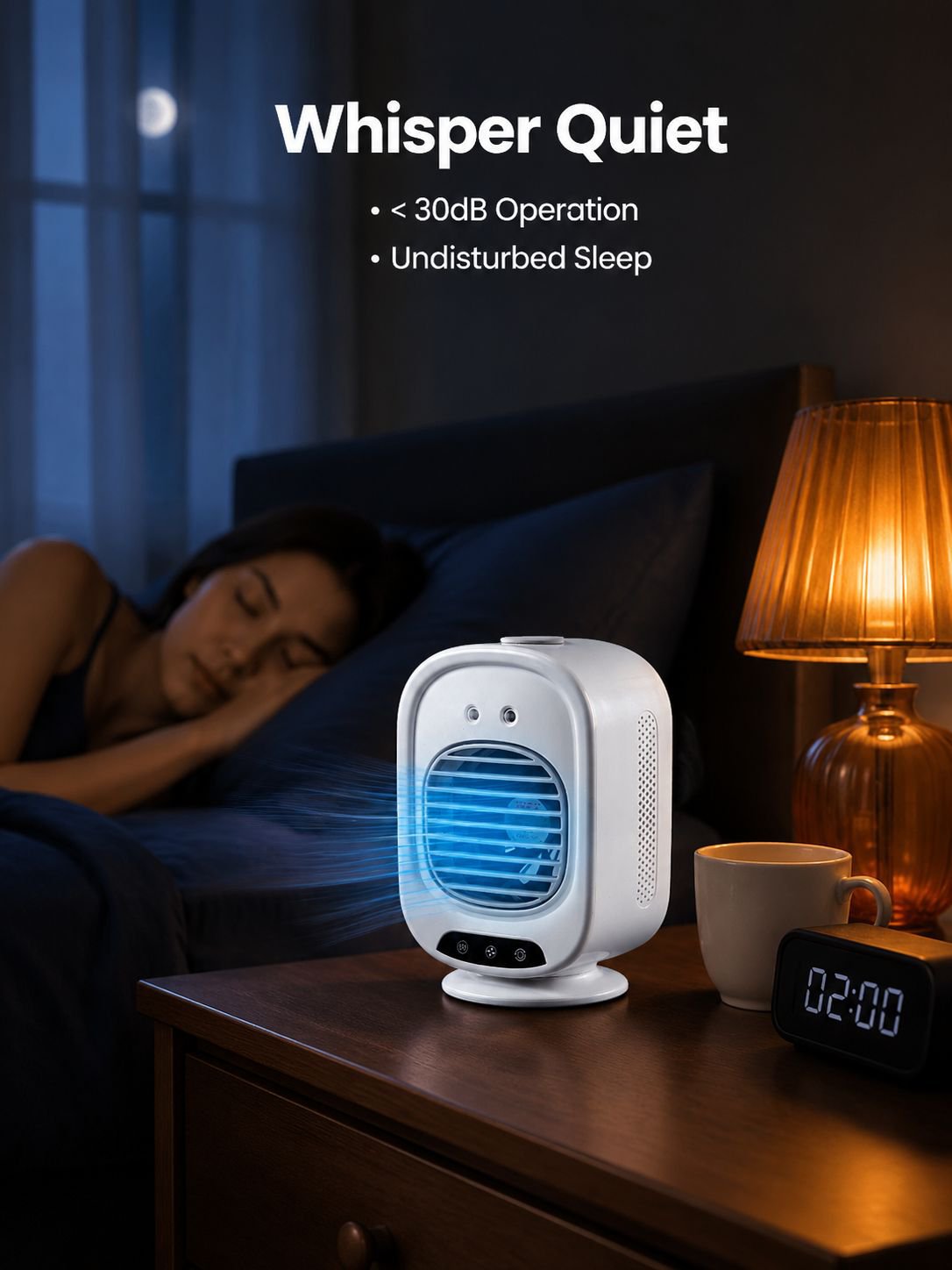 Desktop USB Mini Portable Air Conditioner Fan
