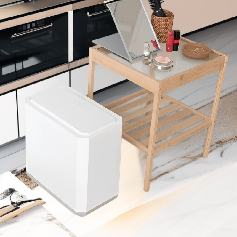 Cubo de basura doble japonés, alta calidad, clasificación seco-húmedo