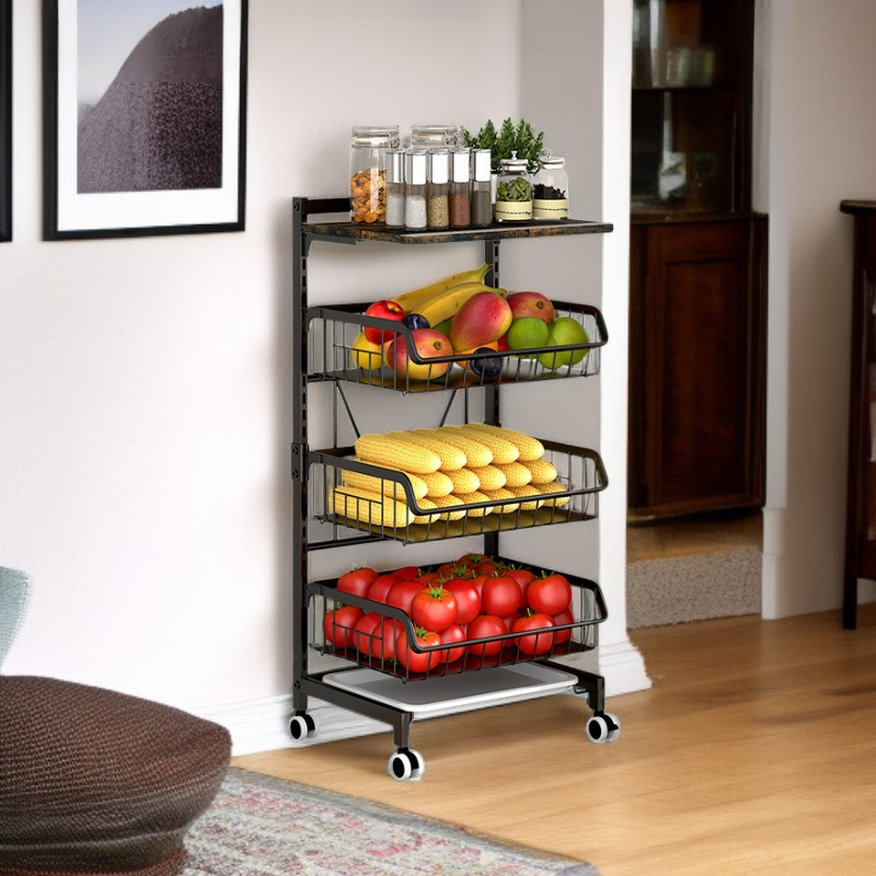 رف مطبخ متعدد المستويات