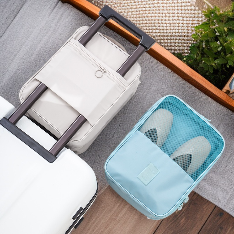 携帯用トラベルシューズ収納バッグ