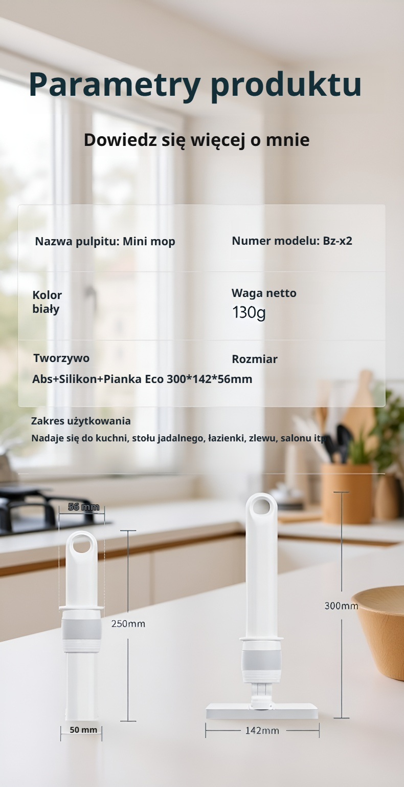 Mop do trudno dostępnych miejsc