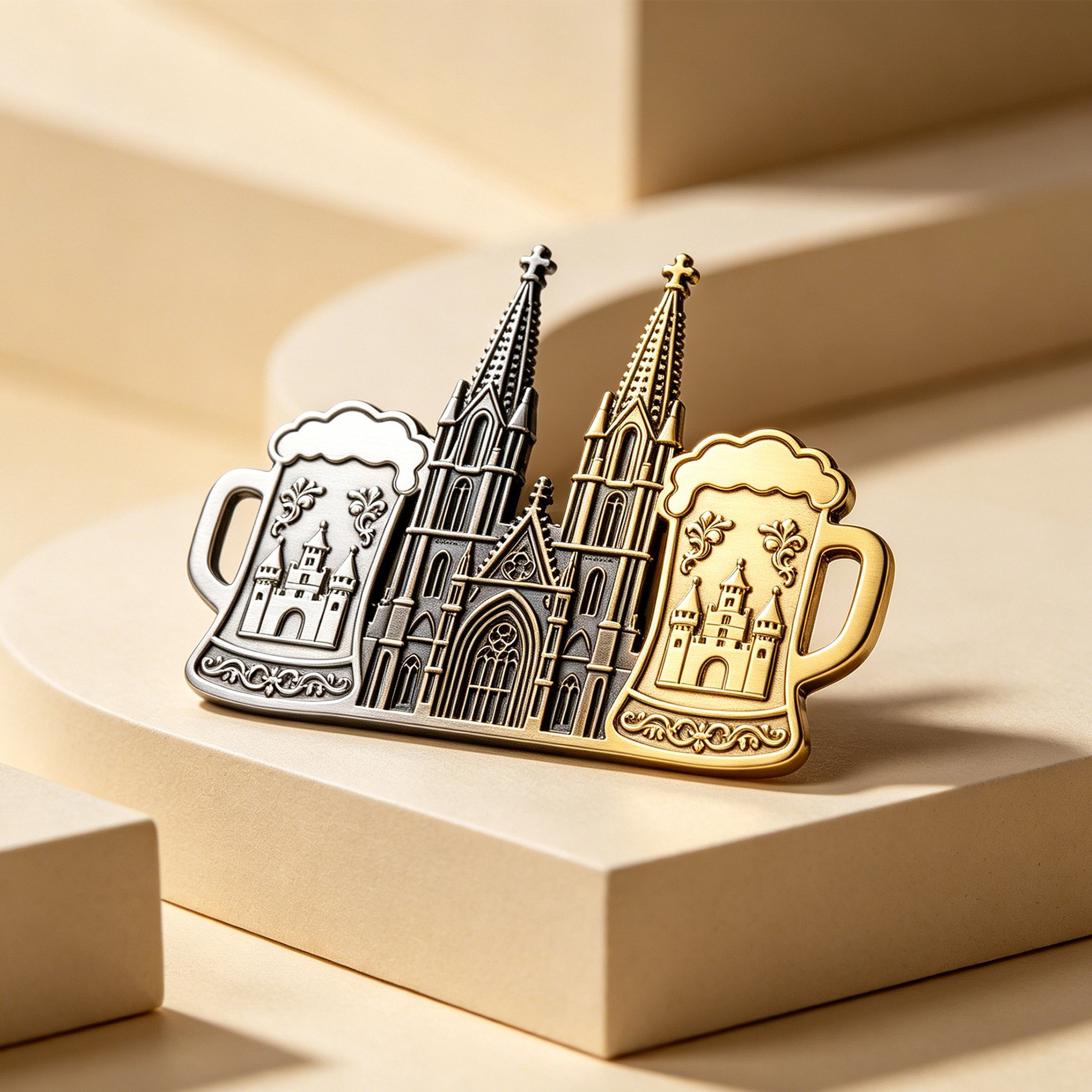 Elegantes Metall Lesezeichen als Geschenk verpackt