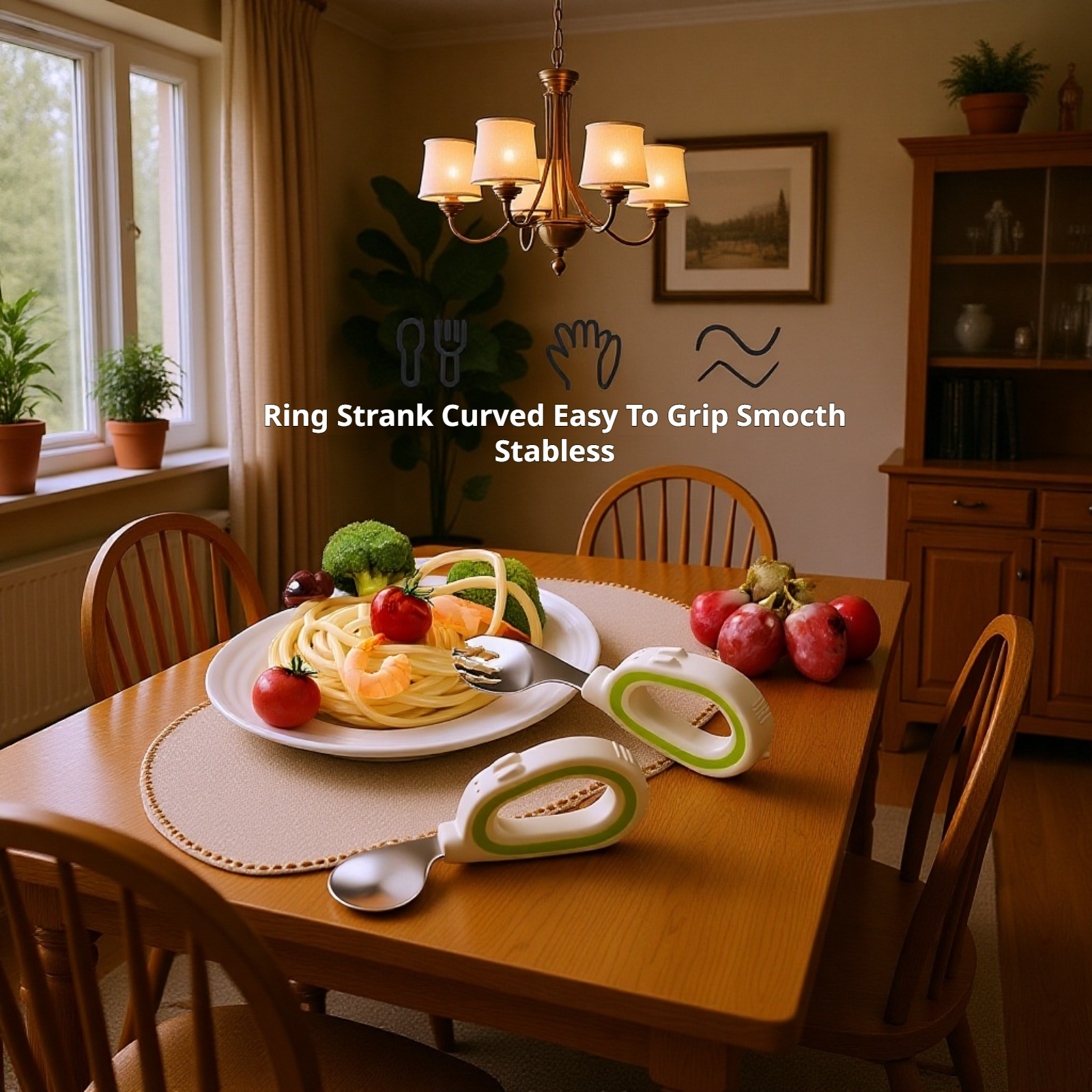 Krátká dětská sada příborů 316 nerez a silikon